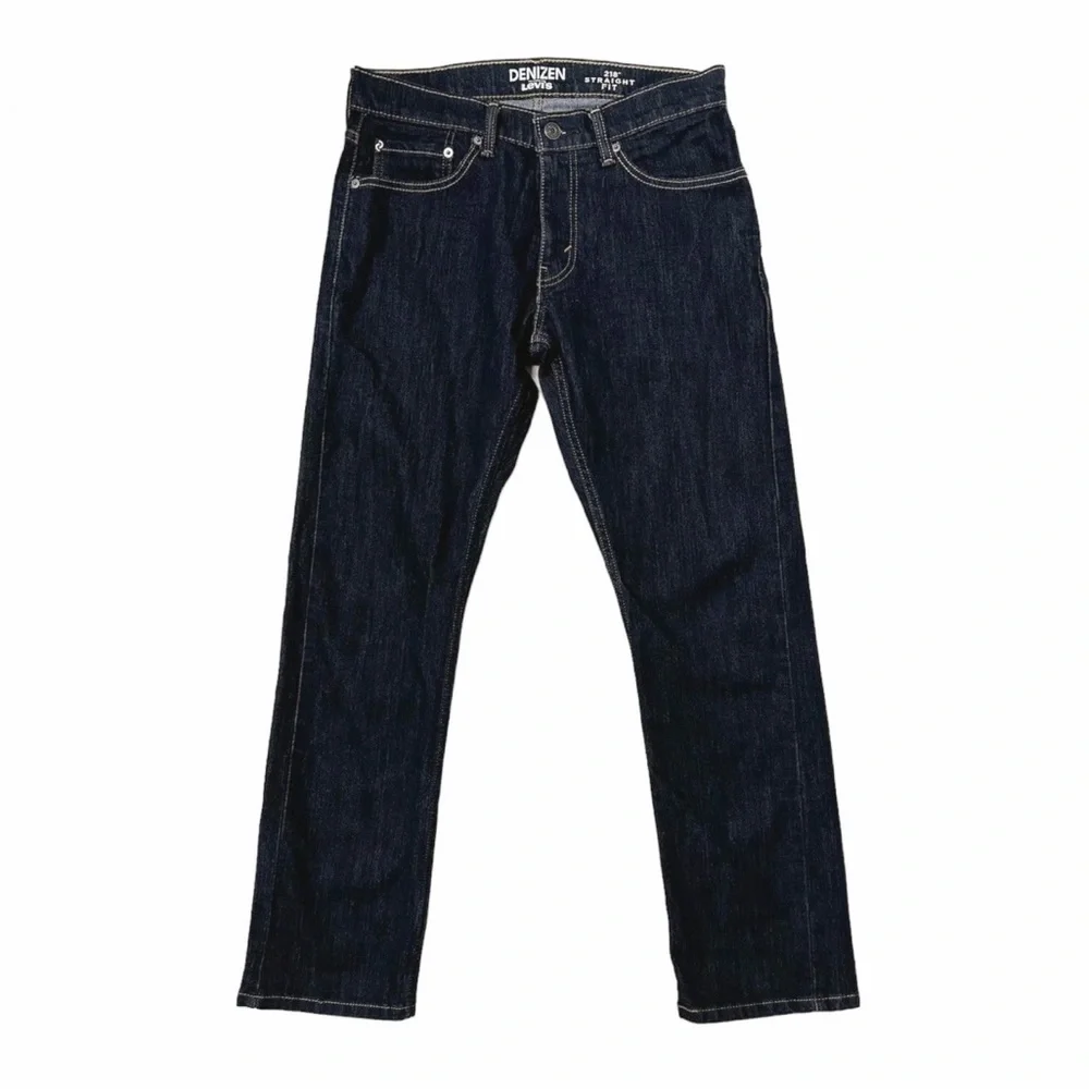 Denizen From Levi’s 218 Straight Fit Dark Wash Jeans 30 X 30
